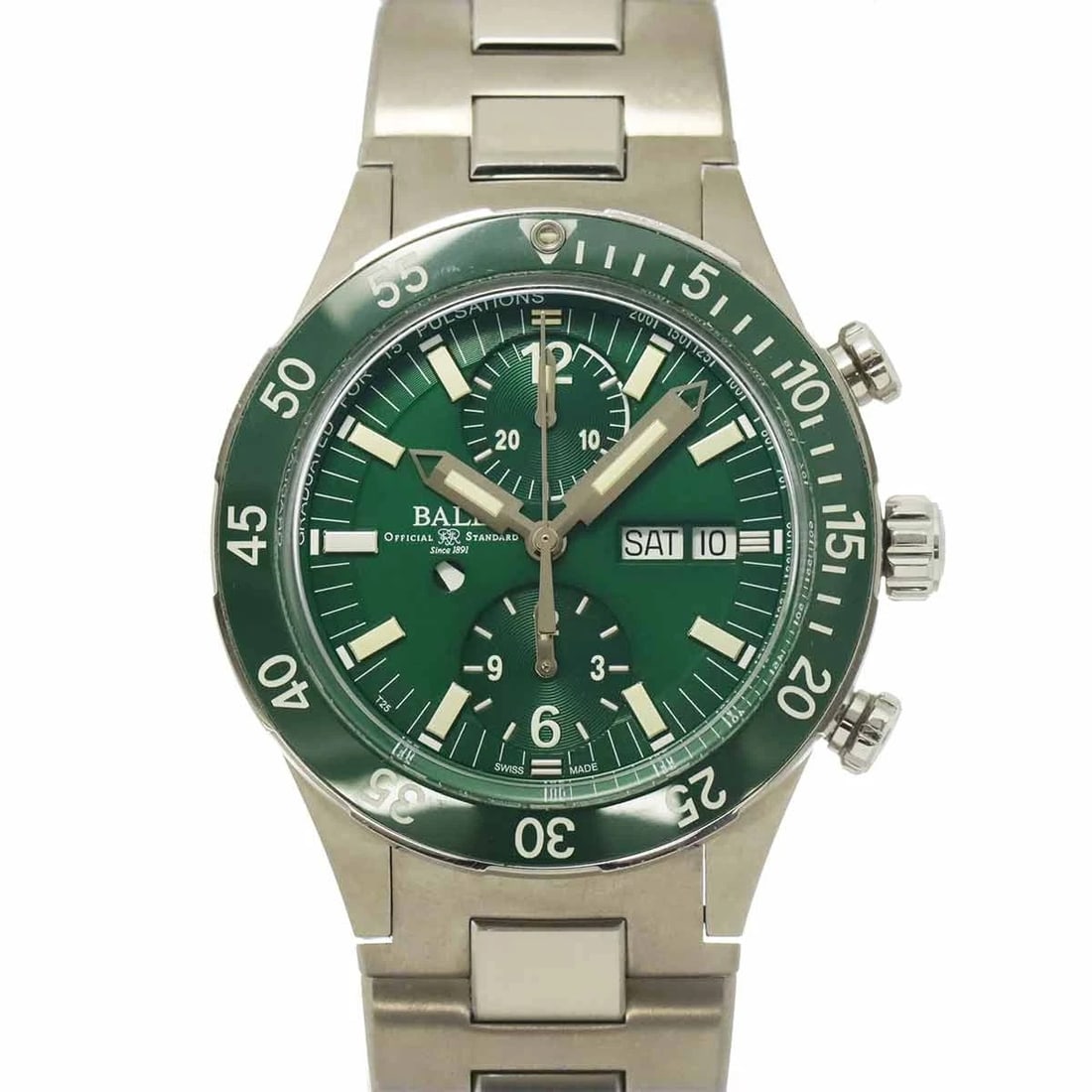 BALL ROADMASTER RESCUE CHRONOGRAPH AUTOMATIC WATCH: BALL Roadmaster Rescue Chronograph Automatic Watch Brand: BALL Type/Style: Wristwatch Material: Titanium Color: Dial Color none Size: CaseSize Length 50mm(included lag) CaseSize Width 43mm(not