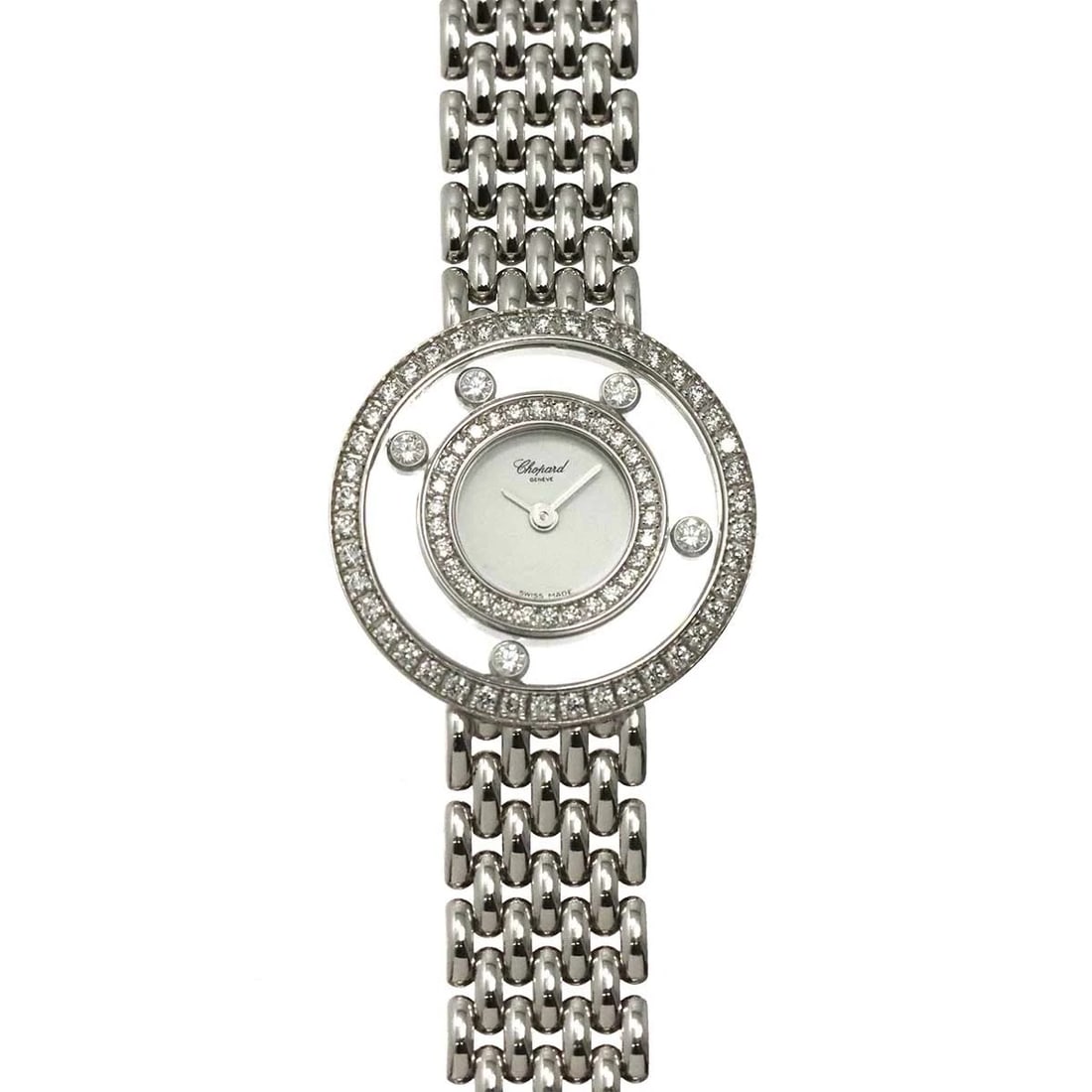 CHOPARD HAPPY DIAMONDS 750 WG DIAMOND WATCH (1 of 3)