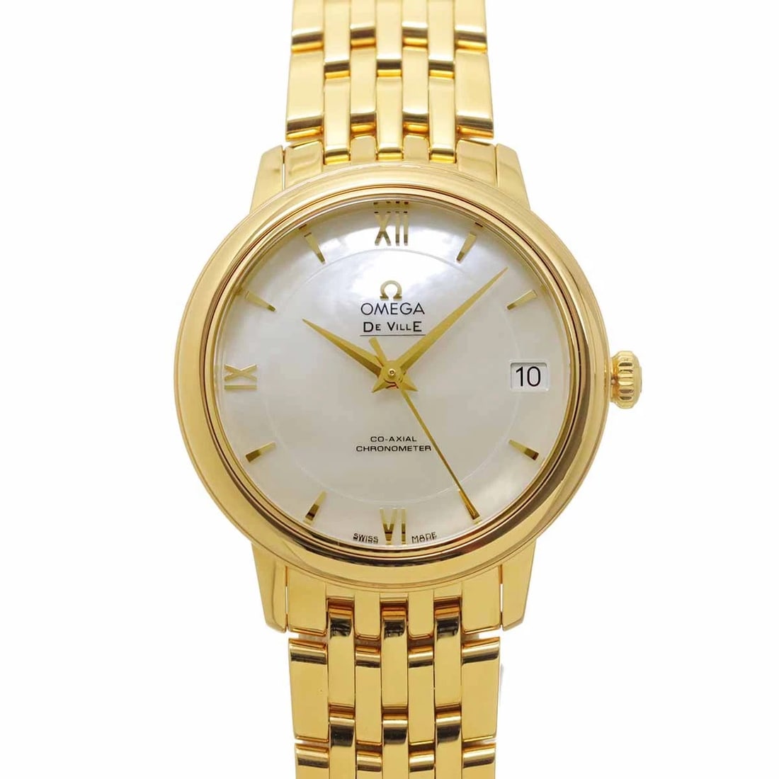 OMEGA DEVILLE PRESTIGE AUTOMATIC 750YG WATCH: OMEGA DeVille Prestige Automatic 750YG Watch Brand: OMEGA Type/Style: Wristwatch Material: 750 Yellow Gold Color: Dial Color none Size: CaseSize Length 37mm(included lag) CaseSize Width 33mm(not inclu