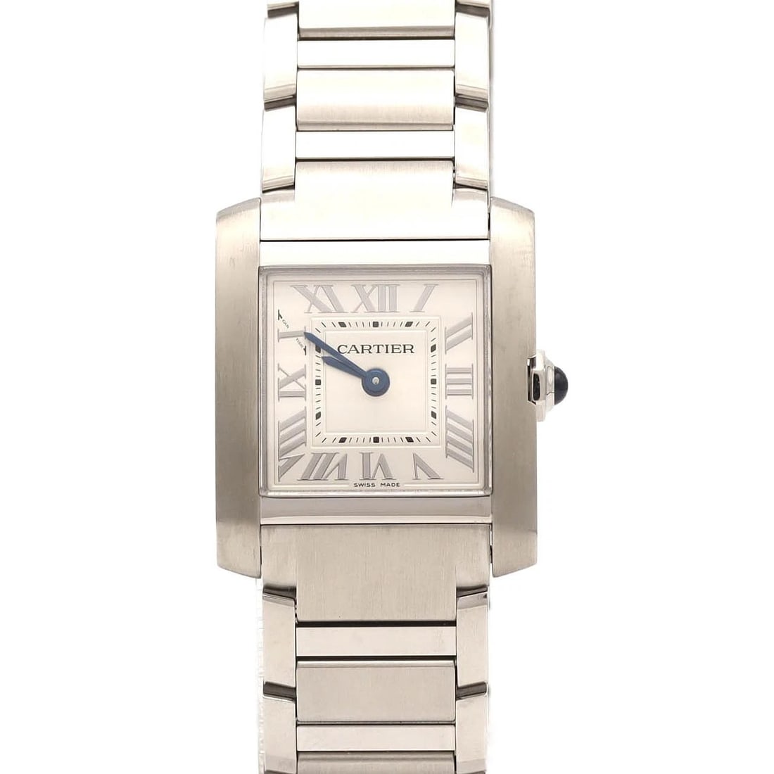 CARTIER TANK FRANCAISE SM STAINLESS STEEL QUARTZ WATCH: Cartier Tank Francaise SM Stainless Steel Quartz Watch Brand: CARTIER Type/Style: Wrist watch Material: Case: Stainless Steel Breath: Stainless Steel Color: Dial color: Silver/Roman Size: Case