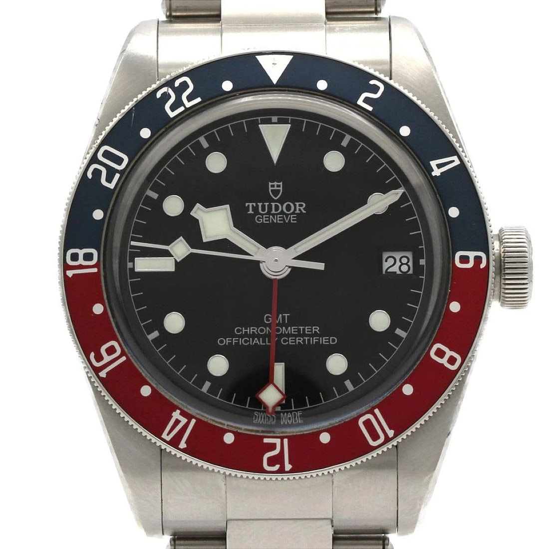 TUDOR BLACK BAY GMT STAIN WATCH: Tudor Black Bay GMT Stain Watch Brand: Tudor Type/Style: Wrist watch Material: Case: Stainless Steel Breath: Stainless Steel Color: Dial Color: Black Size: Case diameter: Approx. 41 mm Max wrist circu