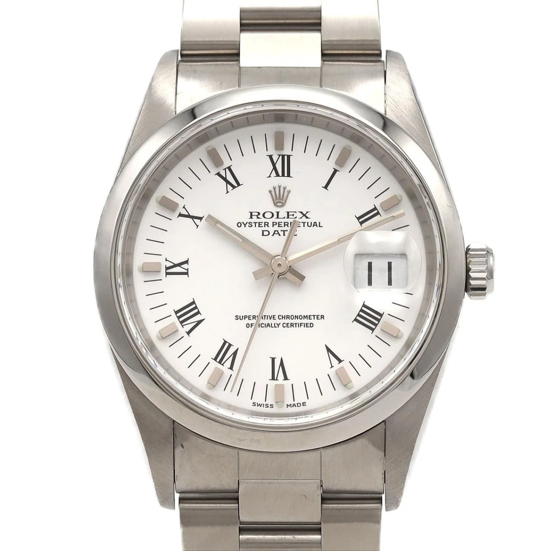 ROLEX OYSTER PERPETUAL DATE STAINLESS STEEL MECHANICAL AUTOM WATCH: Rolex Oyster Perpetual Date Stainless Steel Mechanical Autom Watch Brand: ROLEx Type/Style: Wrist watch Material: Case: Stainless Steel Breath: Stainless Steel Color: Dial color: White/printed Roman