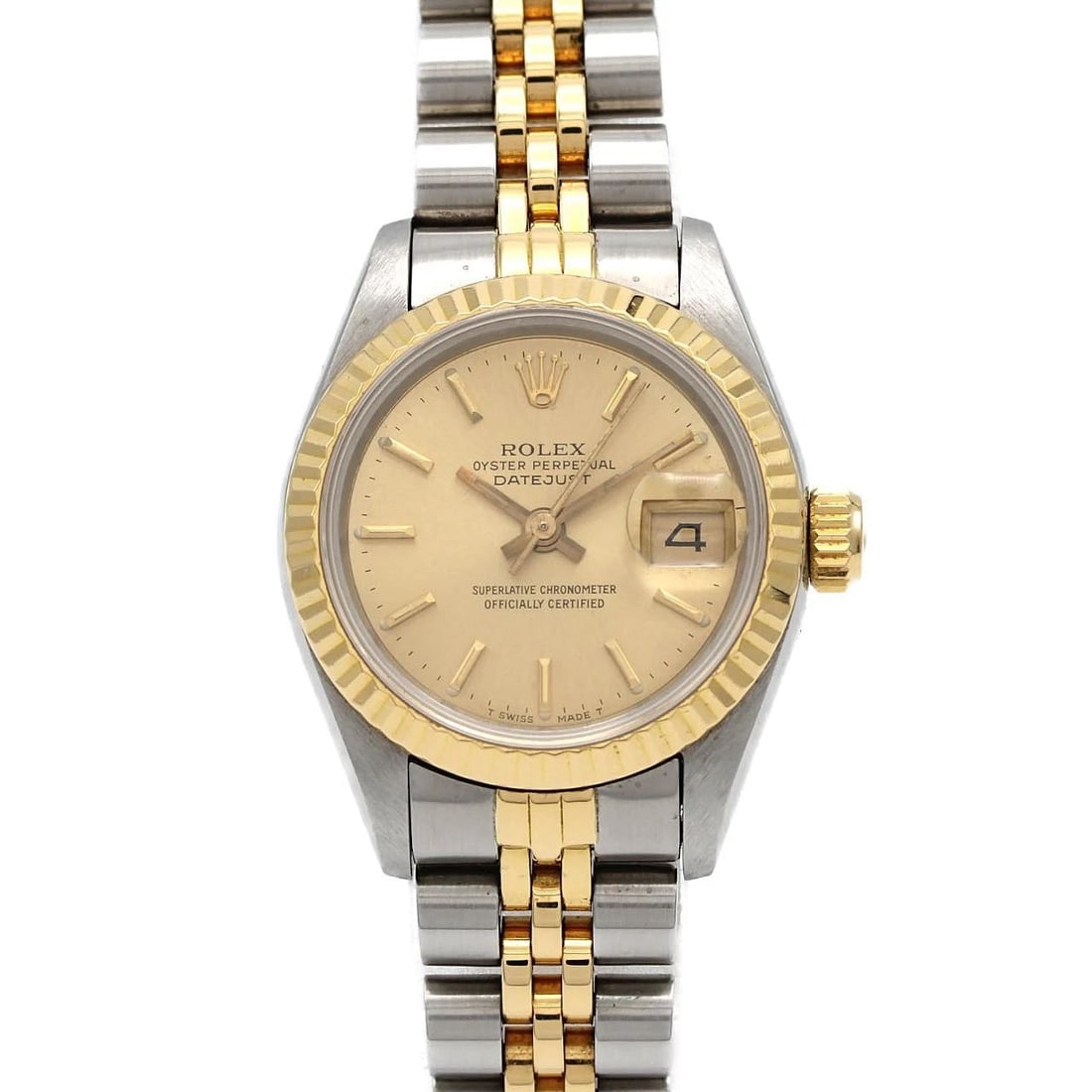 ROLEX DATEJUST SSXYG MECHANICAL WATCH: Rolex Datejust SSxYG Mechanical Watch Brand: ROLEx Type/Style: Wrist watch Material: Case: Stainless steel x yellow gold Bracelet: Stainless steel x yellow gold Color: Dial color: Gold Size: Case