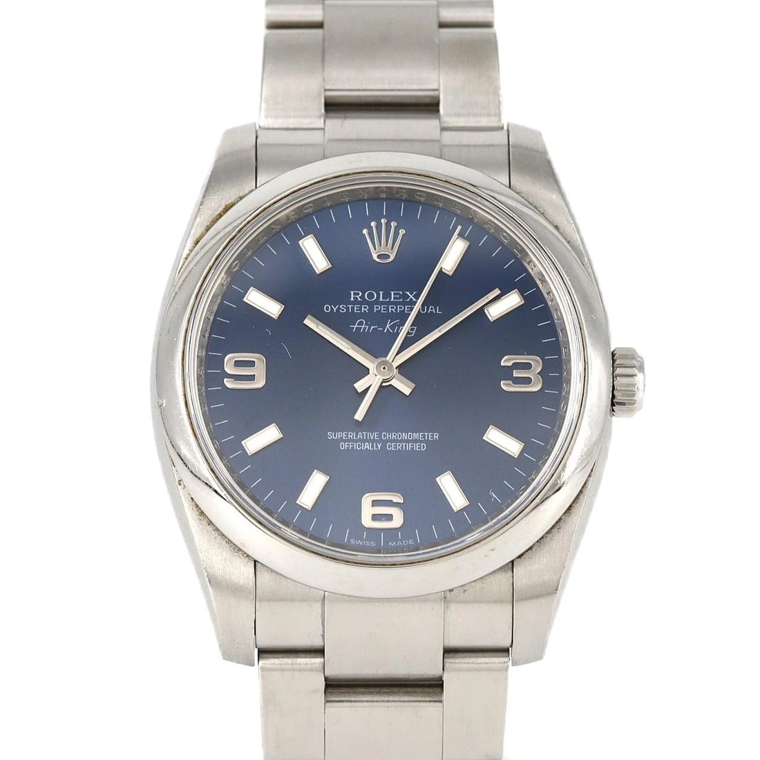 ROLEX AIR-KING STAINLESS STEEL M WATCH (1 of 4)