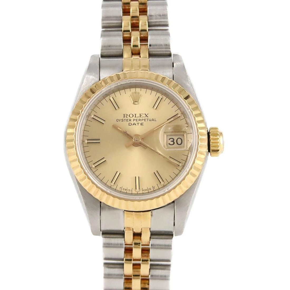 ROLEX DATEJUST SSXYG MECHANICAL WATCH: Rolex Datejust SSxYG Mechanical Watch Brand: ROLEx Type/Style: Wrist watch Material: Case: Stainless steel x yellow gold Bracelet: Stainless steel x yellow gold Color: Dial color: Gold Size: Case