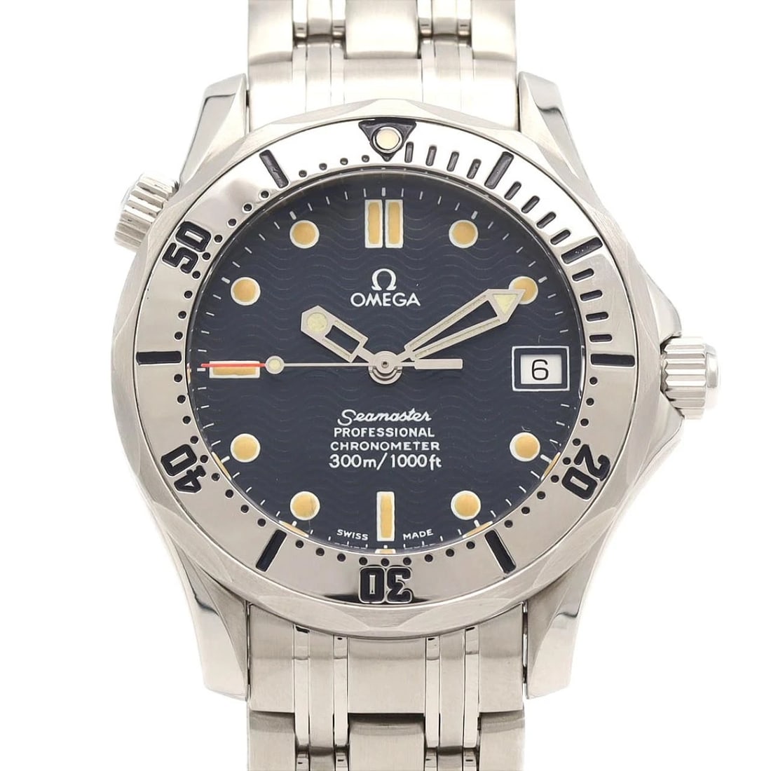 OMEGA SEAMASTER PROFESSIONAL STAINLESS STEEL MECHANICAL WATCH: Omega Seamaster Professional Stainless Steel Mechanical Watch Brand: OMEGA Type/Style: Wrist watch Material: Case: Stainless Steel Breath: Stainless Steel Color: Dial color: Blue Size: Case diameter: