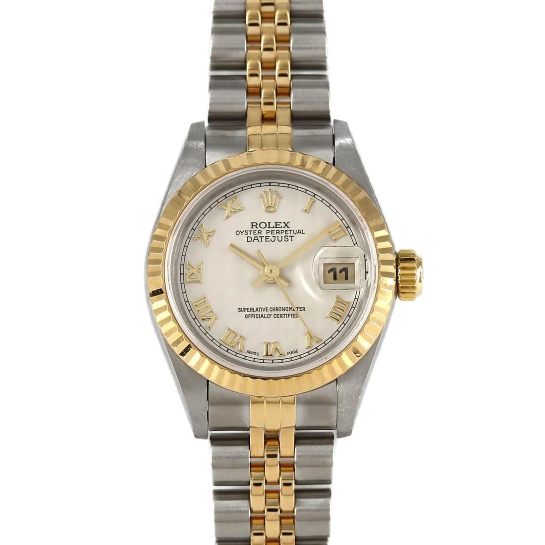 ROLEX DATEJUST SSXYG MECHANICAL AUTOMATIC WATCH: Rolex Datejust SSxYG Mechanical Automatic Watch Brand: ROLEx Type/Style: Wrist watch Material: Case: Stainless steel x yellow gold Bracelet: Stainless steel x yellow gold Color: Dial Color: White