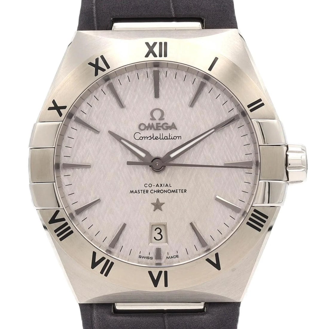 OMEGA CONSTELLATION STAINLESS STEEL MECHANICAL WATCH: Omega Constellation Stainless Steel Mechanical Watch Brand: OMEGA Type/Style: Wrist watch Material: Case: Stainless Steel Bracelet: Strap Color: Dial color: Gray Band color: Gray Size: Case diameter: