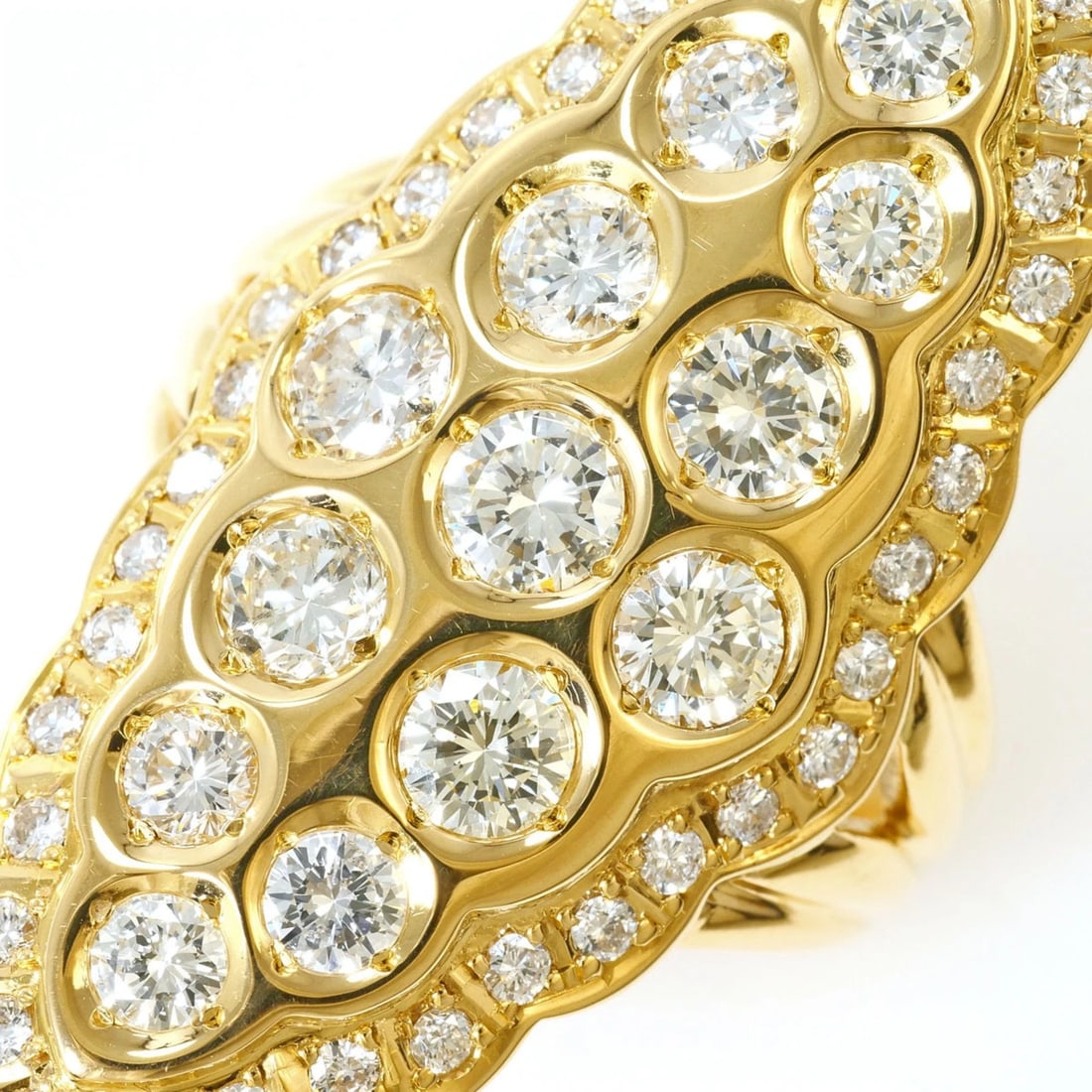 18K YELLOW GOLD RING - 2