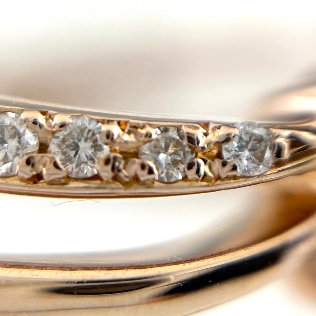 DIAMOND DESIGN RING PG MELEE DIAMOND RING 18K - 3