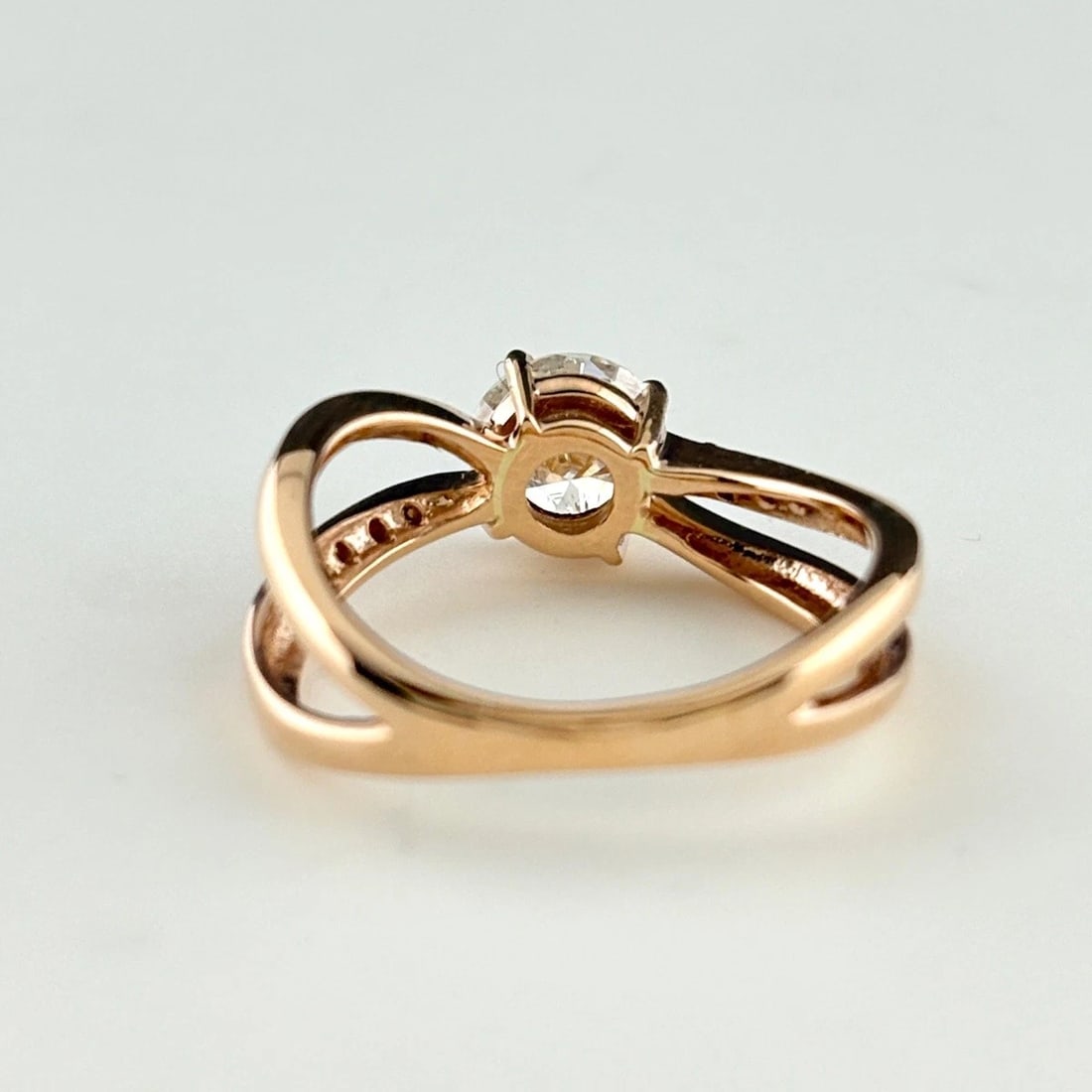 DIAMOND DESIGN RING PG MELEE DIAMOND RING 18K - 5