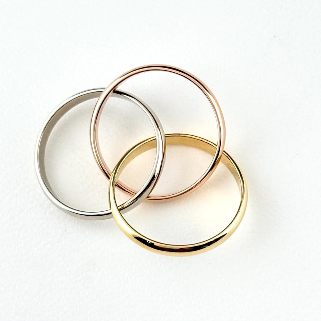 CARTIER TRINITY YG RING 750 - 2