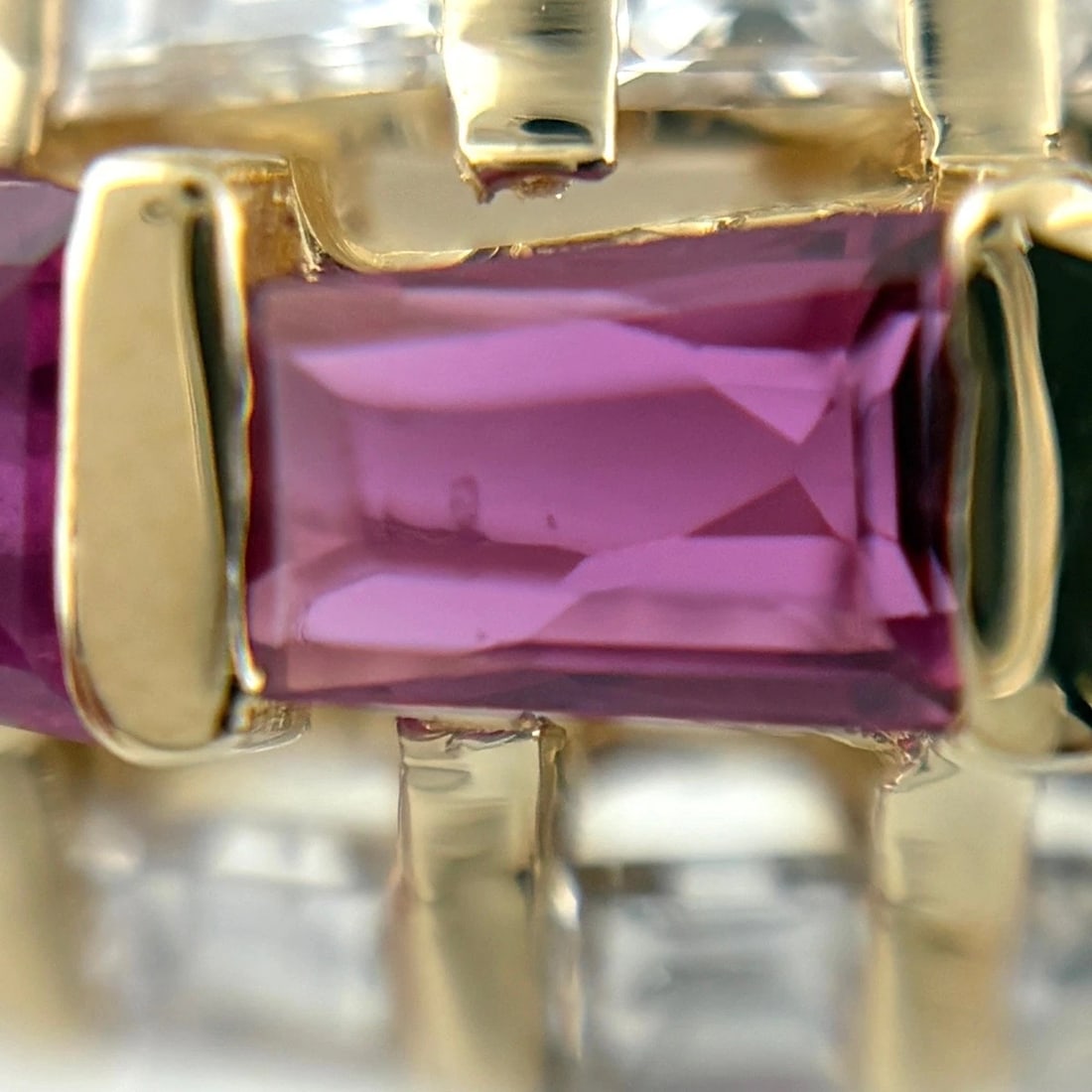RUBY DESIGN RING YG MELEE DIAMOND RING - 2