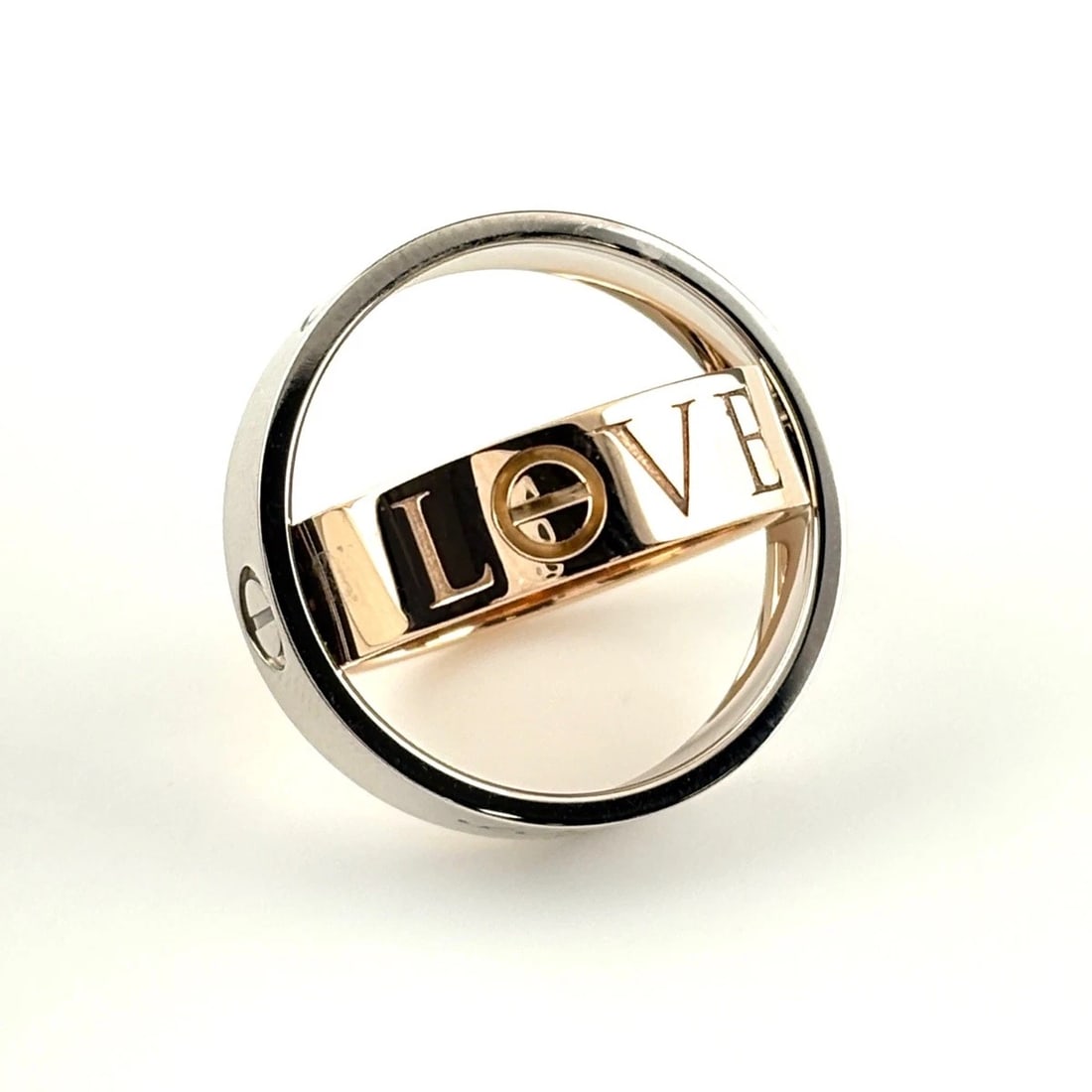CARTIER SECRET LOVE RING 750: Cartier Secret Love Ring 750 Brand: CARTIER Type/Style: Ring Material: 750, Main Stone None Color: None Size: US7.5 to 8 Accessories: None Accessories Notice: When purchasing pre-owned goods, please