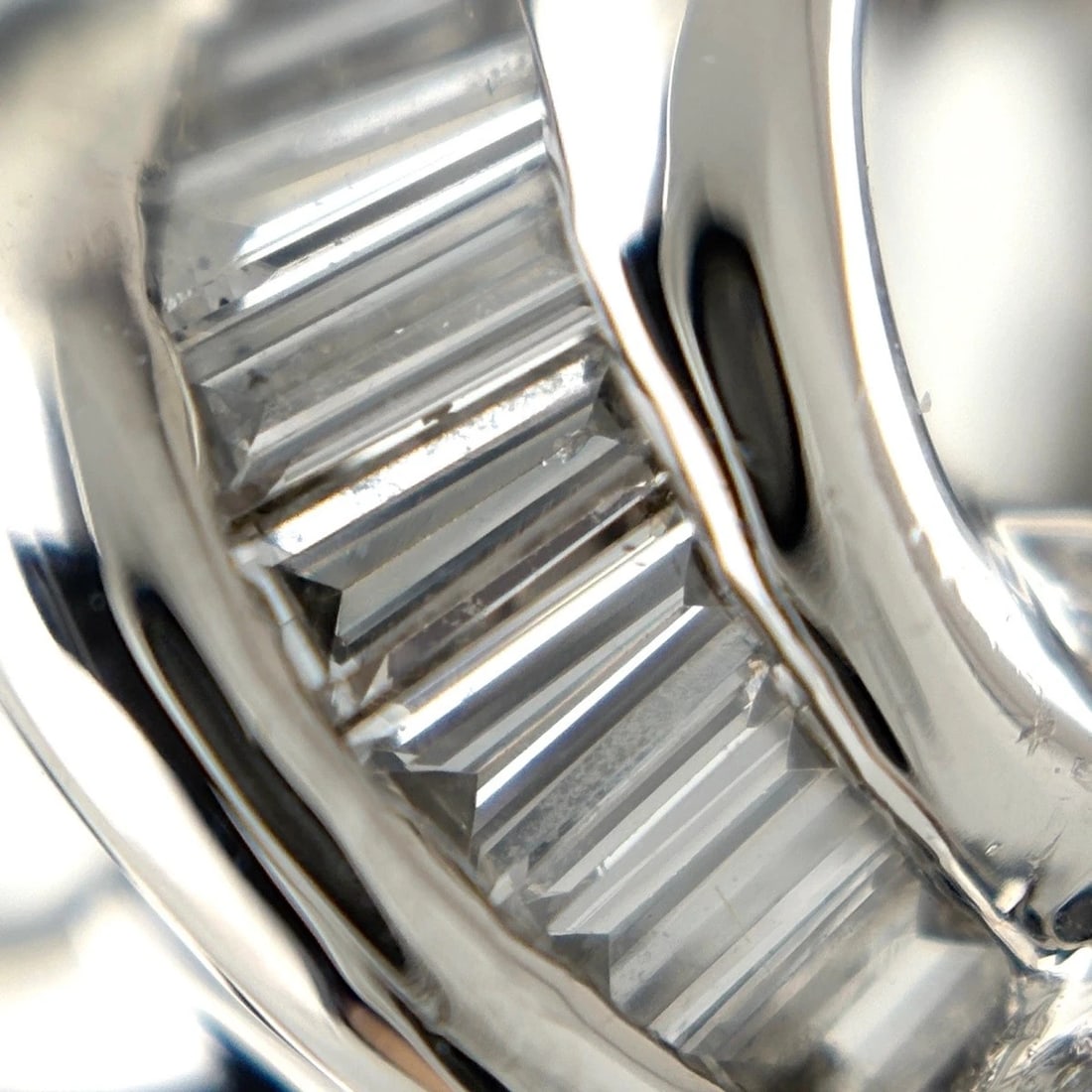 MELEE DIAMOND DESIGN RING PLATINUM RING - 2
