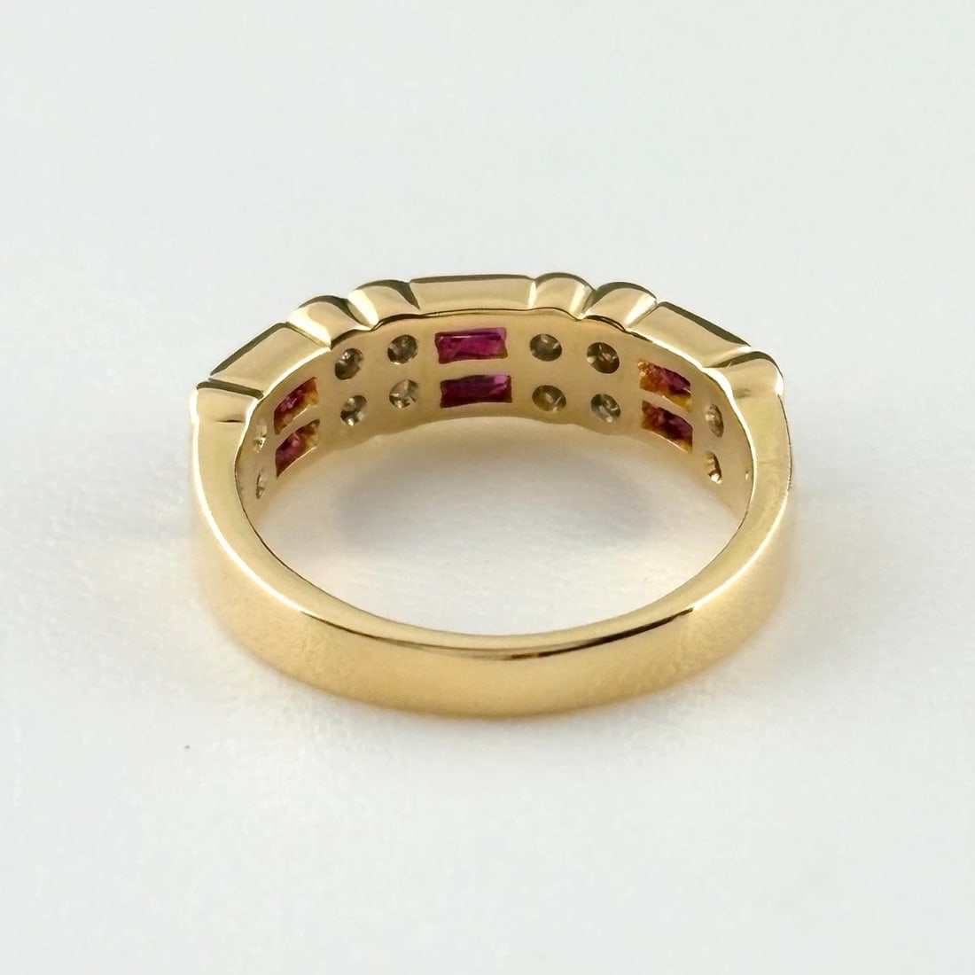 RUBY DESIGN RING YG RING MELEE DIAMOND RING - 3