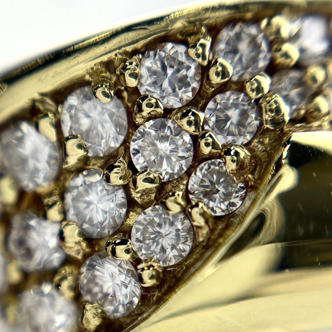 MELEE DIAMOND DESIGN RING YG RING - 2