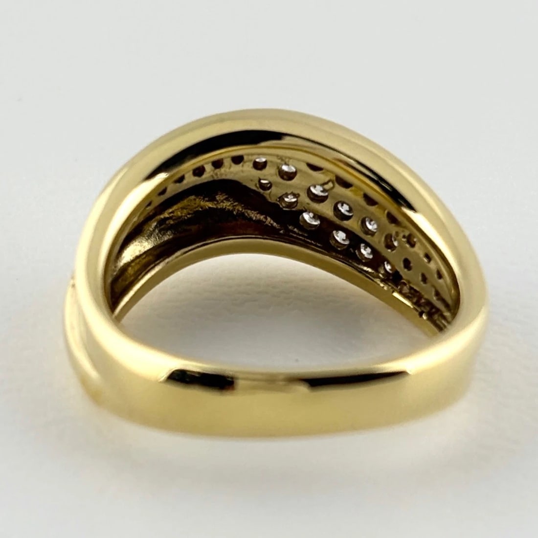 MELEE DIAMOND DESIGN RING YG RING - 3