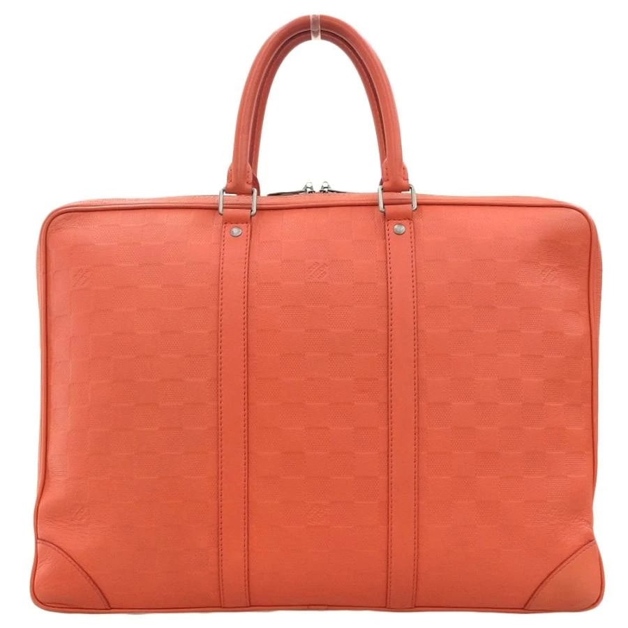 LOUIS VUITTON BAG: PORTE-DOCUMENTS VOYAGE: LOUIS VUITTON Bag: Porte-Documents Voyage Brand: LOUIS VUITTON Type/Style: Briefcase/Document Case Material: Exterior Material Leather Color: Exterior Color Red Size: (approx. W16.1 ? H11.8 ? D2.4