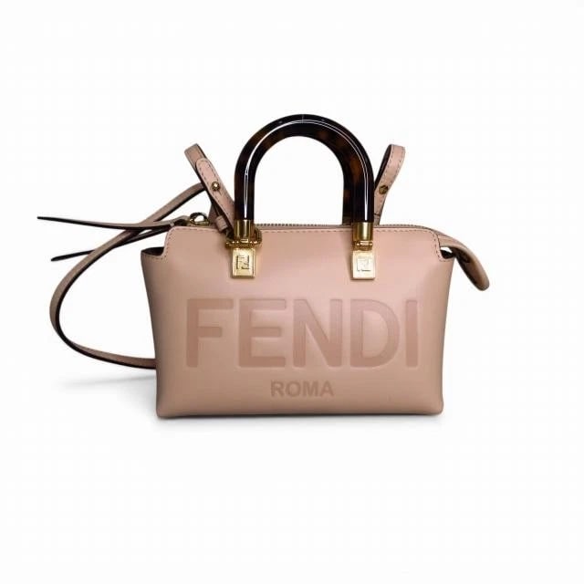 FENDI BAG: BY THE WAY MINI BEIGE: FENDI Bag: By The Way Mini Beige Brand: FENDI Type/Style: Crossbody Material: Exterior Material Leather Color: Exterior Color Beige Size: (approx. W6.9 ? H4.7 ? D3.3 inch) Accessories: None
