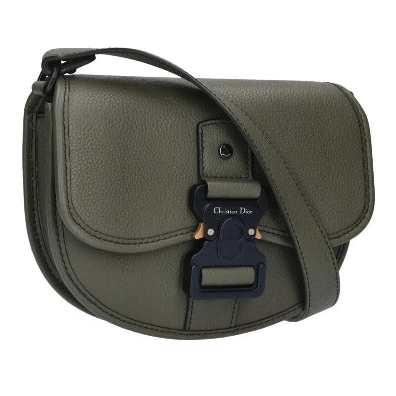 CHRISTIAN DIOR BAG: GALLOP MINI GREEN: CHRISTIAN DIOR Bag: GALLOP Mini Green Brand: Christian Dior Type/Style: Shoulder Bag Material: Exterior Material Leather Color: Exterior Color Green Size: (approx. W7.7 ? H6.3 ? D1.4 inch) Accesso