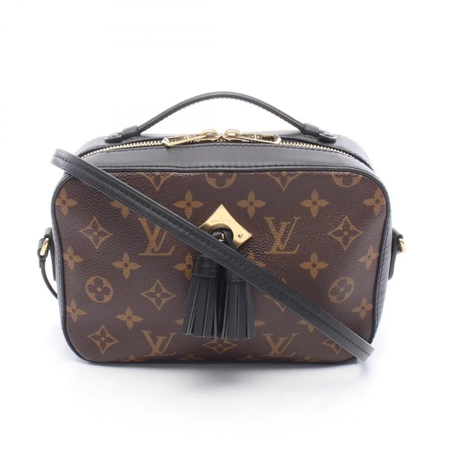 LOUIS VUITTON BAG: SAINTONGE MONOGRAM NOIR: LOUIS VUITTON Bag: Saintonge Monogram Noir Brand: LOUIS VUITTON Type/Style: Shoulder Bag Material: Exterior Material Canvas / Leather Color: Exterior Color Brown / Black Size: (approx. W8.7 ? H5.5 ?