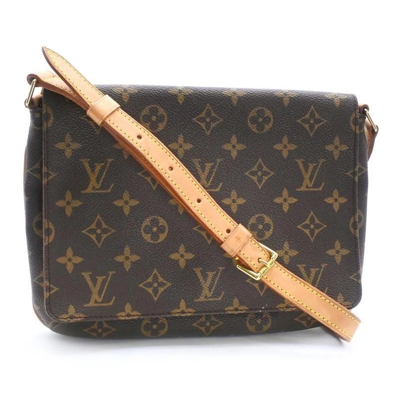 LOUIS VUITTON BAG: MUSETTE TANGO: LOUIS VUITTON Bag: Musette Tango Brand: LOUIS VUITTON Type/Style: Shoulder Bag Material: Exterior Material Canvas Color: Exterior Color Brown Size: (approx. W10.0 ? H7.3 ? D2.6 inch) Accessories: