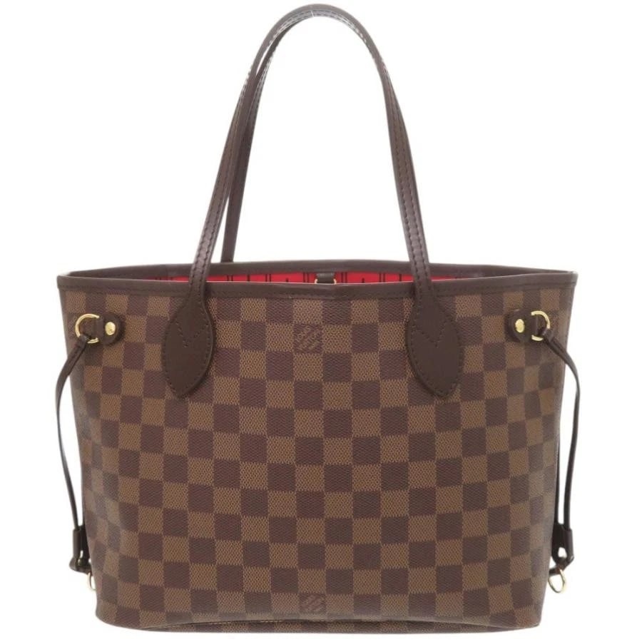 LOUIS VUITTON BAG: NEVERFULL PM: LOUIS VUITTON Bag: Neverfull PM Brand: LOUIS VUITTON Type/Style: Tote Material: Exterior Material Canvas Color: Exterior Color Cerise Size: (approx. W11.0 ? H8.7 ? D4.9 inch) Accessories: None