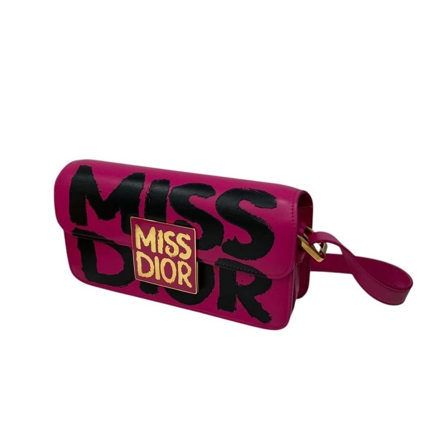 CHRISTIAN DIOR BAG: MISS DIOR: CHRISTIAN DIOR Bag: Miss Dior Brand: Christian Dior Type/Style: Shoulder Bag Material: Exterior Material Leather Color: Exterior Color Black Size: (approx. W8.3 ? H4.3 ? D2.0 inch) Accessories: None