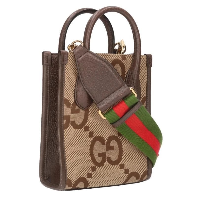 GUCCI BAG: JUMBO GG SHOULDER BEIGE: GUCCI Bag: Jumbo GG Shoulder Beige Brand: GUCCI Type/Style: Shoulder Bag Material: Exterior Material Canvas Color: Exterior Color Beige Size: (approx. W6.1 ? H7.5 ? D1.6 inch) Accessories: None