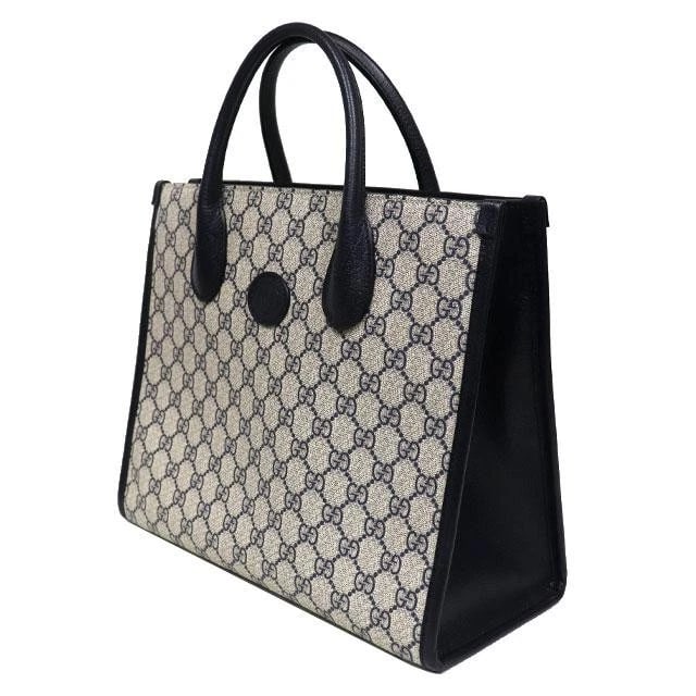 GUCCI BAG: GG SUPREME 2WAY TOTE: GUCCI Bag: GG Supreme 2way Tote Brand: GUCCI Type/Style: Tote Material: Exterior Material Canvas Color: Exterior Color Beige Size: (approx. W12.2 ? H10.2 ? D5.1 inch) Accessories: None Acc