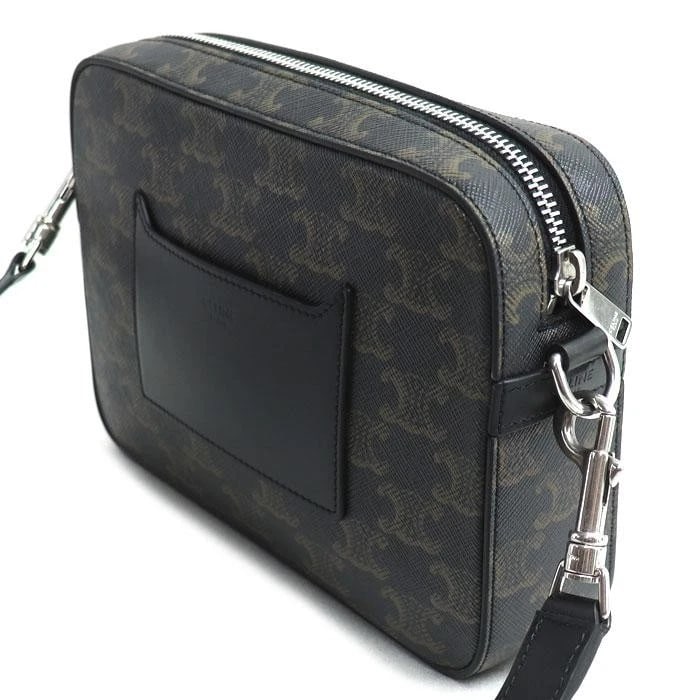 CELINE BAG: TRIOMPHE CANVAS SMALL MESSENGER - 2