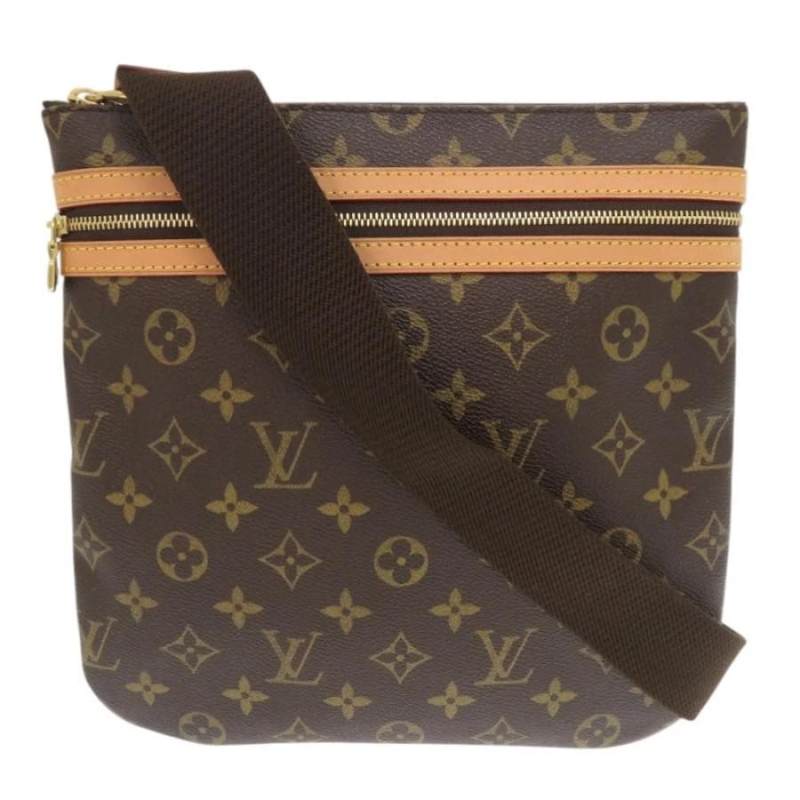 LOUIS VUITTON BAG: POCHETTE BOSPHORE: LOUIS VUITTON Bag: Pochette Bosphore Brand: LOUIS VUITTON Type/Style: Shoulder Bag Material: Exterior Material Canvas Color: Exterior Color Brown Size: (approx. W10.2 ? H9.8 inch) Accessories: None