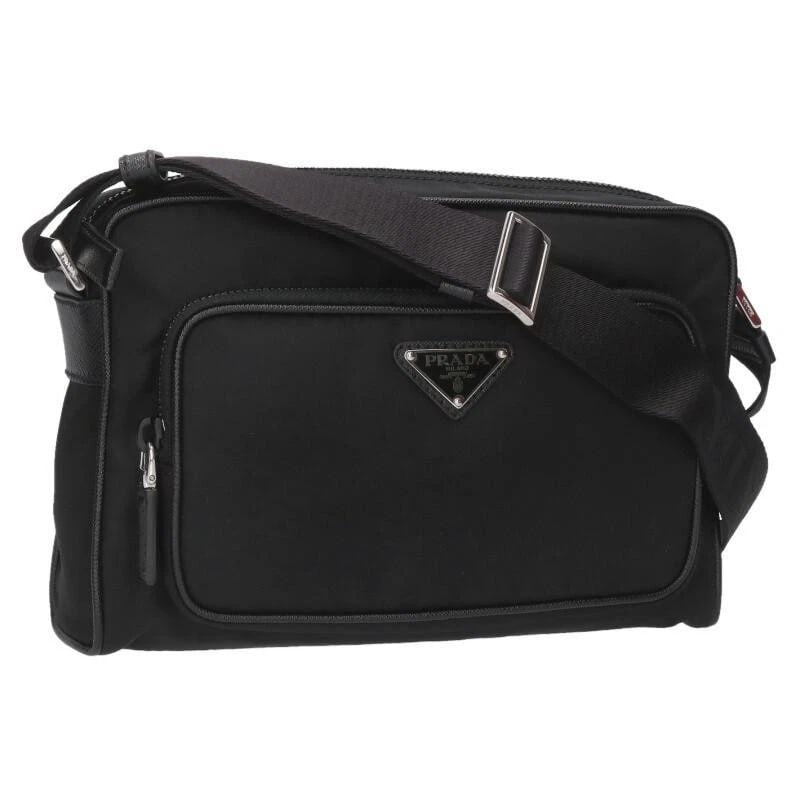 PRADA BAG: 2VH190 SMALL RE-NYLON SAFFIANO BLACK (1 of 2)