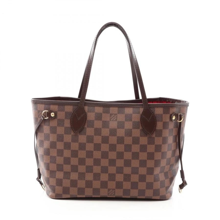 LOUIS VUITTON BAG: NEVERFULL PM: LOUIS VUITTON Bag: Neverfull PM Brand: LOUIS VUITTON Type/Style: Tote Material: Exterior Material Canvas / Leather Color: Exterior Color Brown Size: (approx. W11.0 ? H8.7 ? D4.9 inch) Accessories: