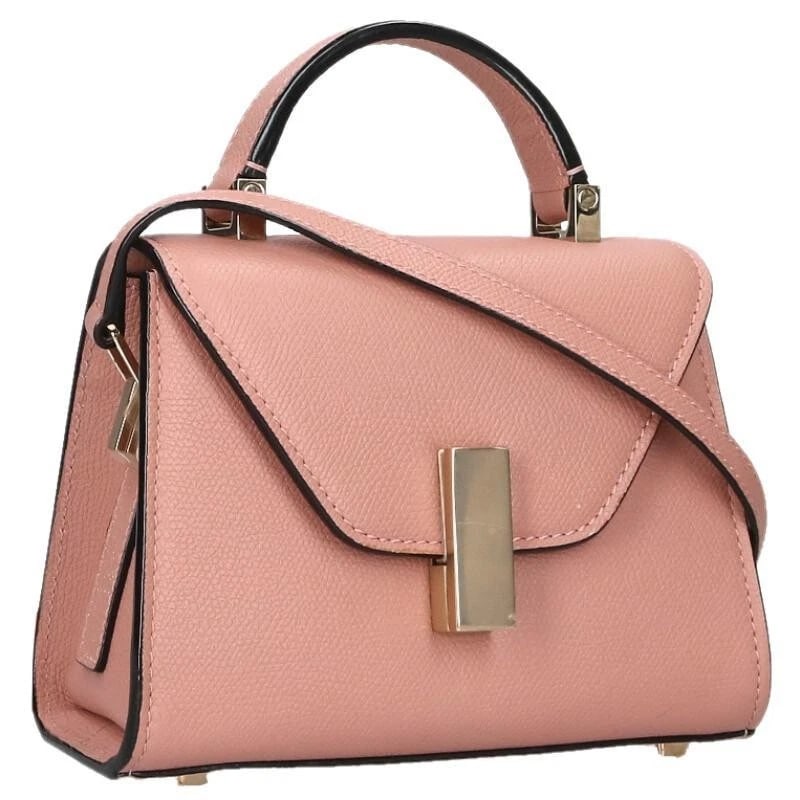 VALEXTRA BAG: ISIDE MICRO PINK: VALExTRA Bag: Iside Micro Pink Brand: Valextra Type/Style: Satchel/Top Handle Bag Material: Exterior Material Leather Color: Exterior Color Pink Size: (approx. W6.5 ? H4.7 ? D2.8 inch) Accessories: