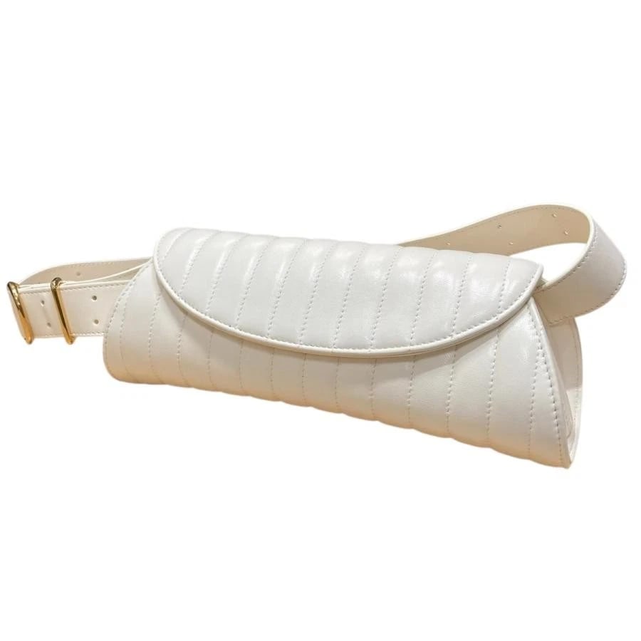 JIL SANDER BAG: CANNOLO SM QUILTED IVORY (1 of 5)