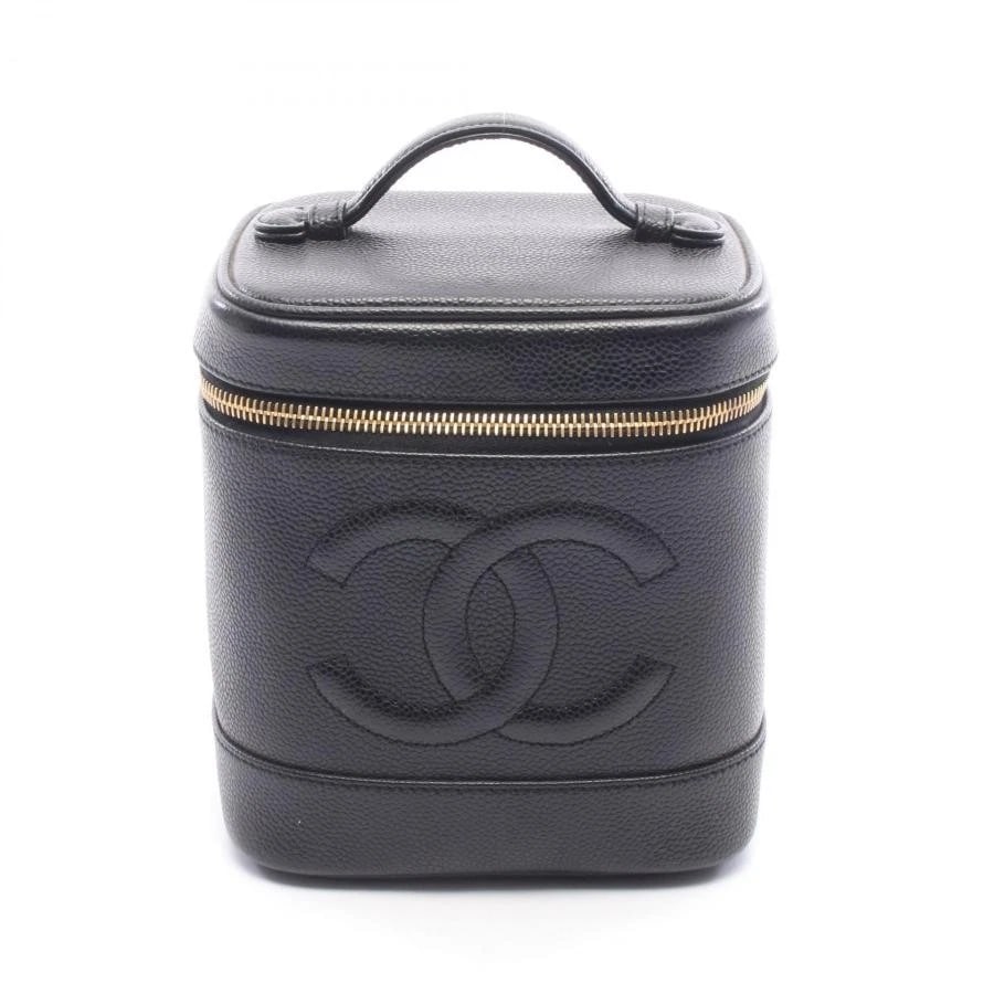 CHANEL BAG: CC LOGO HANDBAG: CHANEL Bag: CC Logo Handbag Brand: CHANEL Type/Style: Satchel/Top Handle Bag Material: Exterior Material Leather Color: Exterior Color Black Size: (approx. W5.9 ? H6.7 ? D4.7 inch) Accessories: No