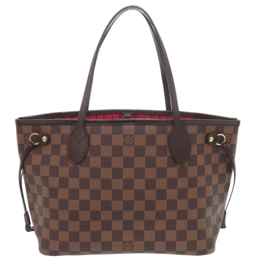 LOUIS VUITTON BAG: NEVERFULL PM: LOUIS VUITTON Bag: Neverfull PM Brand: LOUIS VUITTON Type/Style: Tote Material: Exterior Material Canvas Color: Exterior Color Cerise Size: (approx. W11.0 ? H8.7 ? D4.9 inch) Accessories: None