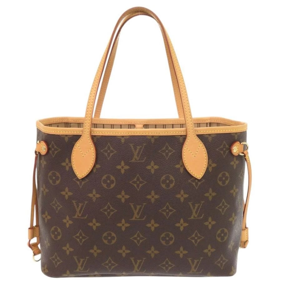 LOUIS VUITTON BAG: NEVERFULL PM: LOUIS VUITTON Bag: Neverfull PM Brand: LOUIS VUITTON Type/Style: Tote Material: Exterior Material Canvas Color: Exterior Color Beige Size: (approx. W11.0 ? H8.7 ? D5.1 inch) Accessories: None
