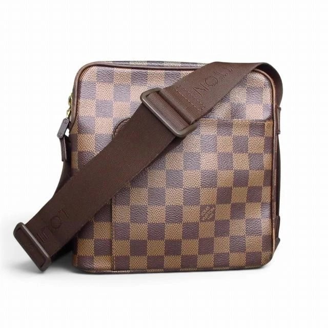 LOUIS VUITTON BAG: OLAF PM BROWN: LOUIS VUITTON Bag: Olaf PM Brown Brand: LOUIS VUITTON Type/Style: Crossbody Material: Exterior Material Canvas Color: Exterior Color Brown Size: (approx. W7.9 ? H7.9 ? D3.1 inch) Accessories: None