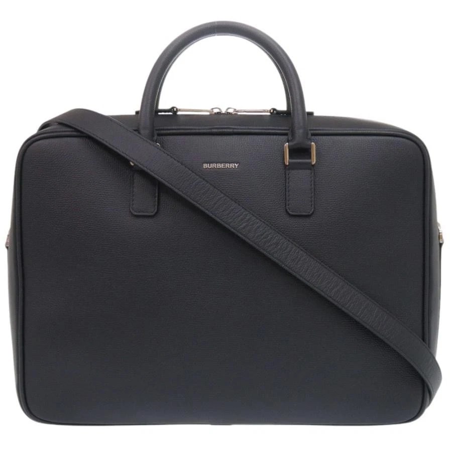BURBERRY BAG: 2WAY BRIEFCASE DARK NAVY: BURBERRY Bag: 2WAY Briefcase Dark Navy Brand: BURBERRY Type/Style: Briefcase / Document Case Material: Exterior Material Leather Color: Exterior Color Dark Navy Size: (approx. W15.0 ? H10.6 ? D3.3