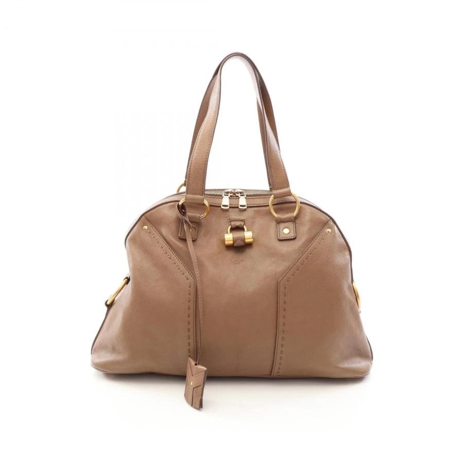 YVES SAINT LAURENT BAG: MUSE BROWN: YVES SAINT LAURENT Bag: Muse Brown Brand: YVES SAINT LAURENT Type/Style: Top Handle Bag Material: Exterior Material Leather Color: Exterior Color Brown Size: (approx. W16.5 ? H10.2 ? D5.1 inch)