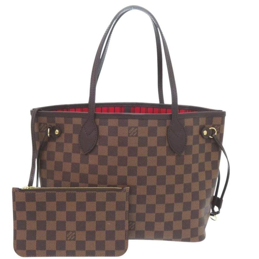 LOUIS VUITTON BAG: NEVERFULL PM: LOUIS VUITTON Bag: Neverfull PM Brand: LOUIS VUITTON Type/Style: Tote Material: Exterior Material Canvas Color: Exterior Color Brown / Sienne Size: (approx. W11.4 ? H8.3 ? D4.7 inch) Accessories:
