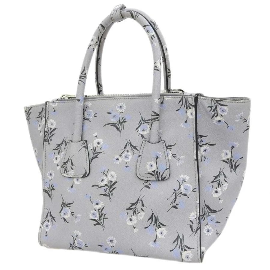 PRADA BAG: GRAY SAFFIANO: PRADA Bag: Gray Saffiano Brand: PRADA Type/Style: Shoulder Bag Material: Exterior Material Leather Color: Exterior Color Gray Size: (approx. W9.6 ? H8.7 ? D7.5 inch) Accessories: None Accessories