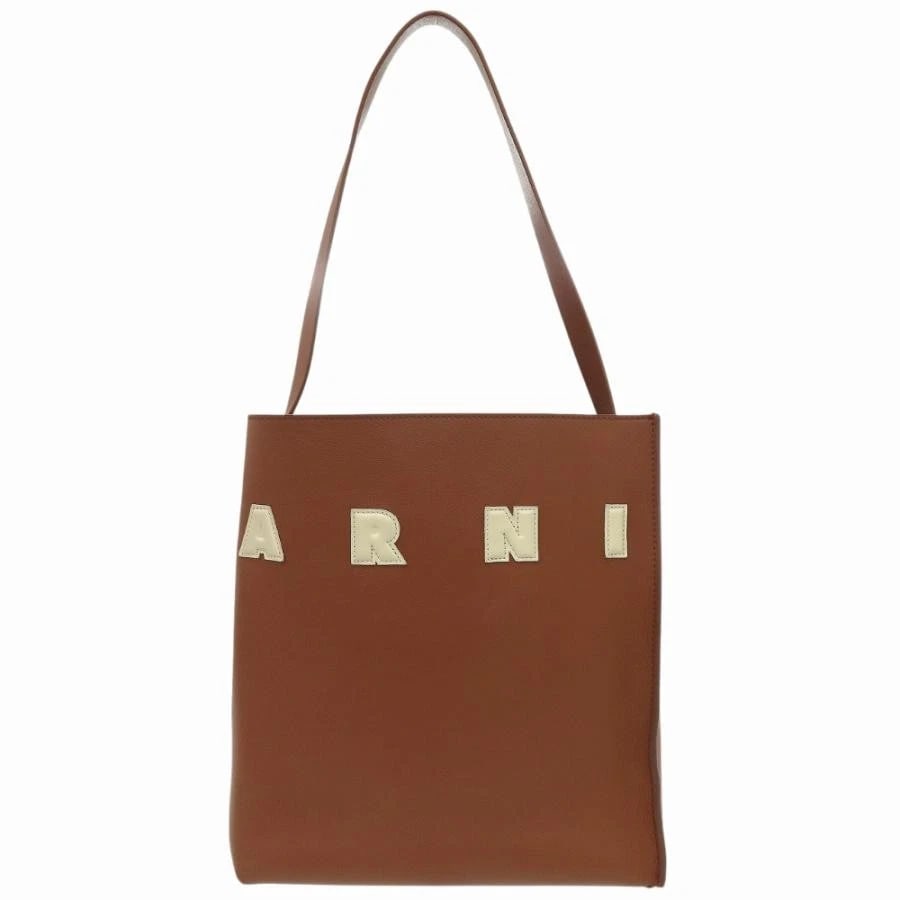 MARNI BAG: SMALL HOBO BROWN/IVORY: MARNI Bag: Small Hobo Brown/Ivory Brand: MARNI Type/Style: Hobo Bag Material: Exterior Material Leather Color: Exterior Color Brown / Ivory Size: (approx. W9.6 ? H11.0 ? D4.3 inch) Accessories: No