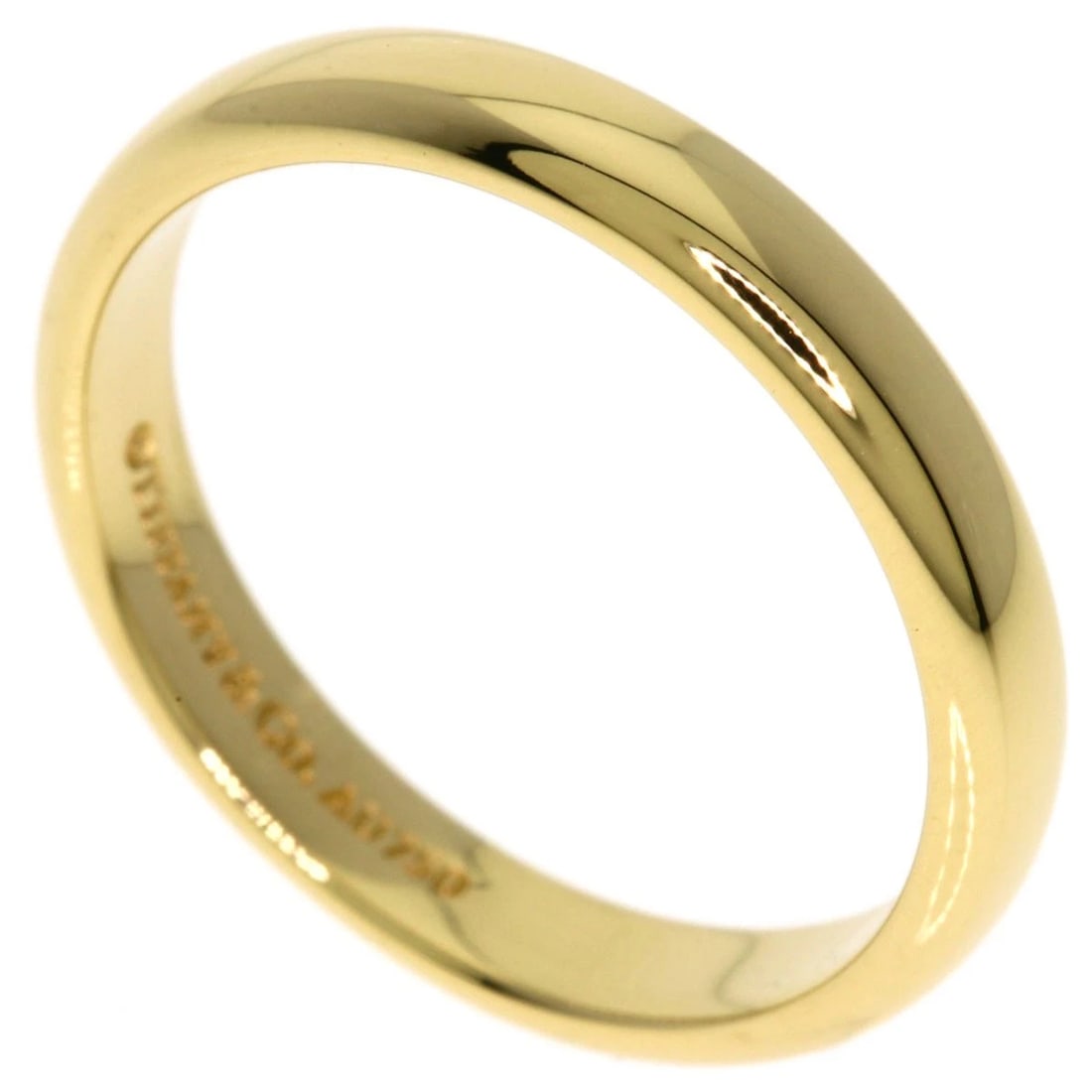 TIFFANY&CO. WEDDING RING K18 YELLOW GOLD: TIFFANY&Co. wedding Ring K18 Yellow Gold Brand: TIFFANY&Co. Type/Style: Ring Material: K18 Yellow Gold, Color: Gold Size: 5.75(US) Accessories: None Accessories Notice: When purchasing pre