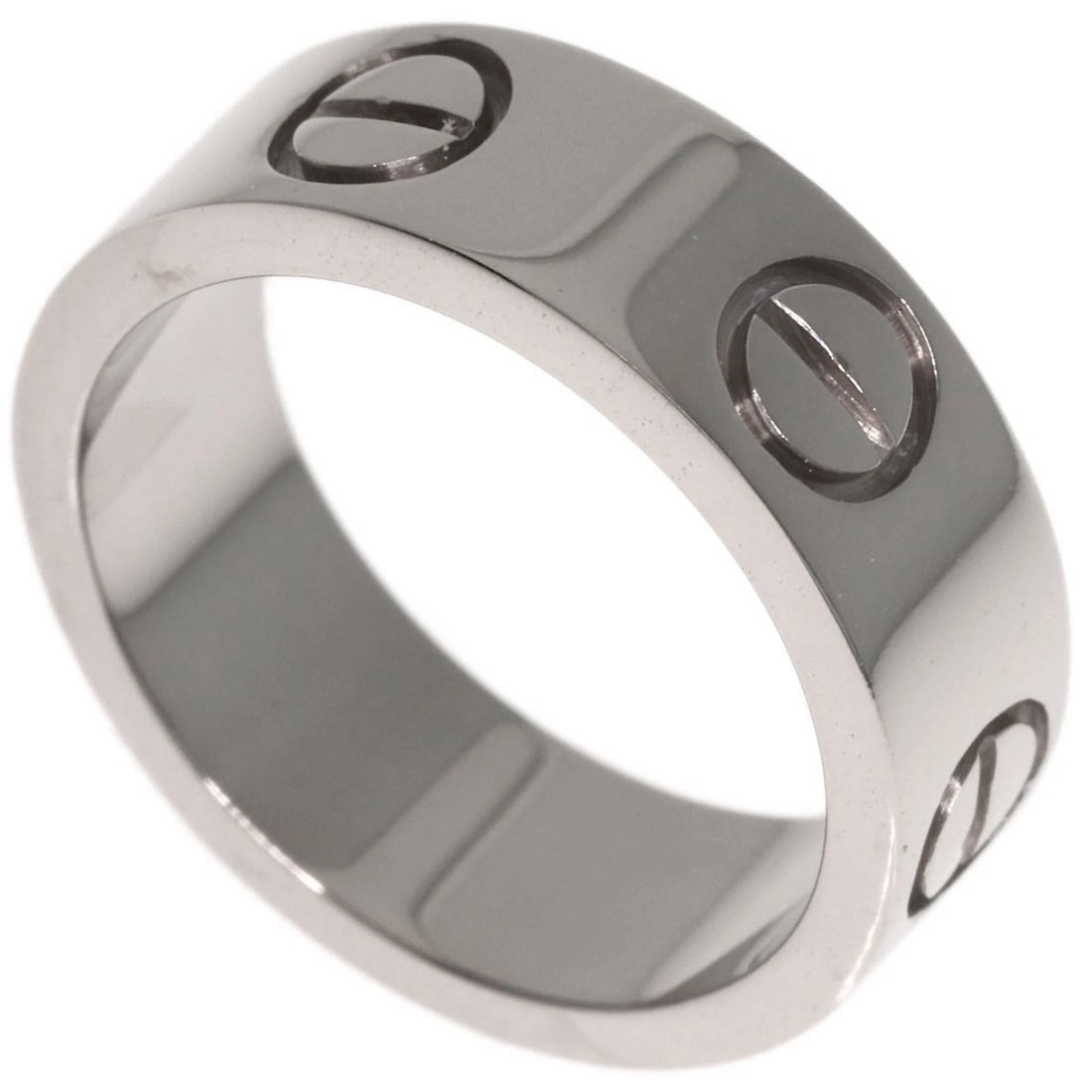 CARTIER RING K18 WHITE GOLD: CARTIER Ring K18 White Gold Brand: CARTIER Type/Style: Ring Material: K18 White Gold, Color: Silver Size: 3.25(US) Accessories: None Accessories Notice: When purchasing pre-owned goods, pl