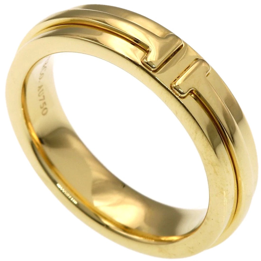 TIFFANY&CO. RING K18 YELLOW GOLD: TIFFANY&Co. Ring K18 Yellow Gold Brand: TIFFANY&Co. Type/Style: Ring Material: K18 Yellow Gold, Color: Gold Size: 5.25(US) Accessories: None Accessories Notice: When purchasing pre-owned g