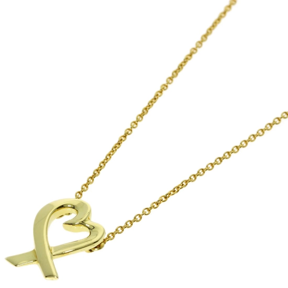 TIFFANY&CO. NECKLACE K18 YELLOW GOLD: TIFFANY&Co. Necklace K18 Yellow Gold Brand: TIFFANY&Co. Type/Style: Necklace Material: K18 Yellow Gold, Color: Gold Size: Chain Length:16.1inch/41cm Chain Width:0.4inch/1.1mm Top Size:0.5inch/13.5x9.6